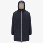 LE VRAI 4.0 EIFFEL EAST ORSETTO - Jackets - 3/4 Length - Unisex - Blue Depth | BoUvy