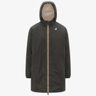LE VRAI 4.0 EIFFEL EAST ORSETTO - Jackets - 3/4 Length - Unisex - GREEN BLACKISH | BoUvy