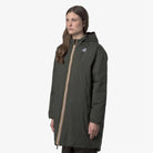 LE VRAI 4.0 EIFFEL EAST ORSETTO - Jackets - 3/4 Length - Unisex - GREEN BLACKISH | BoUvy