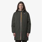 LE VRAI 4.0 EIFFEL EAST ORSETTO - Jackets - 3/4 Length - Unisex - GREEN BLACKISH | BoUvy