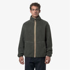 PASCAL SHERPA POLAR DOUBLE - Fleece - Jacket - Man - Green Blackish Combo-GREEN BLACKISH | BoUvy