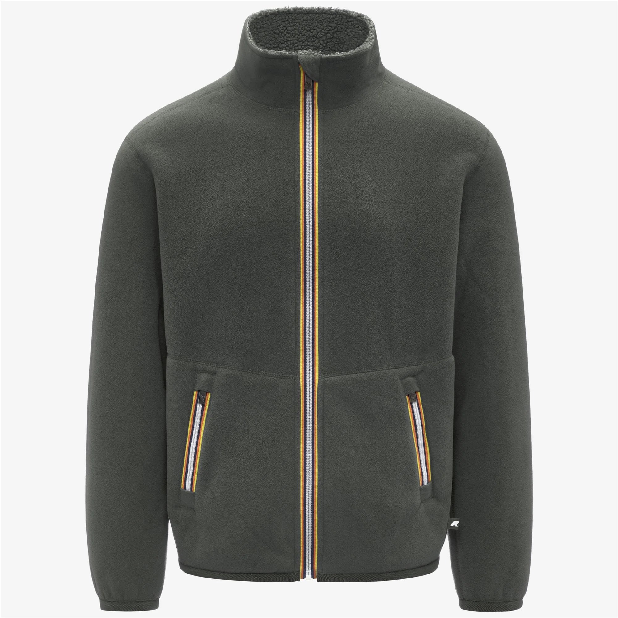PASCAL SHERPA POLAR DOUBLE - Fleece - Jacket - Man - Green Blackish Combo-GREEN BLACKISH | BoUvy