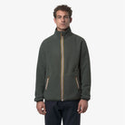 PASCAL SHERPA POLAR DOUBLE - Fleece - Jacket - Man - Green Blackish Combo-GREEN BLACKISH | BoUvy