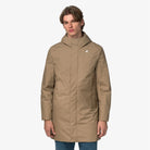THOMAS WARM MICRO CANVAS - Jackets - Long - Man - Beige Khaki | BoUvy