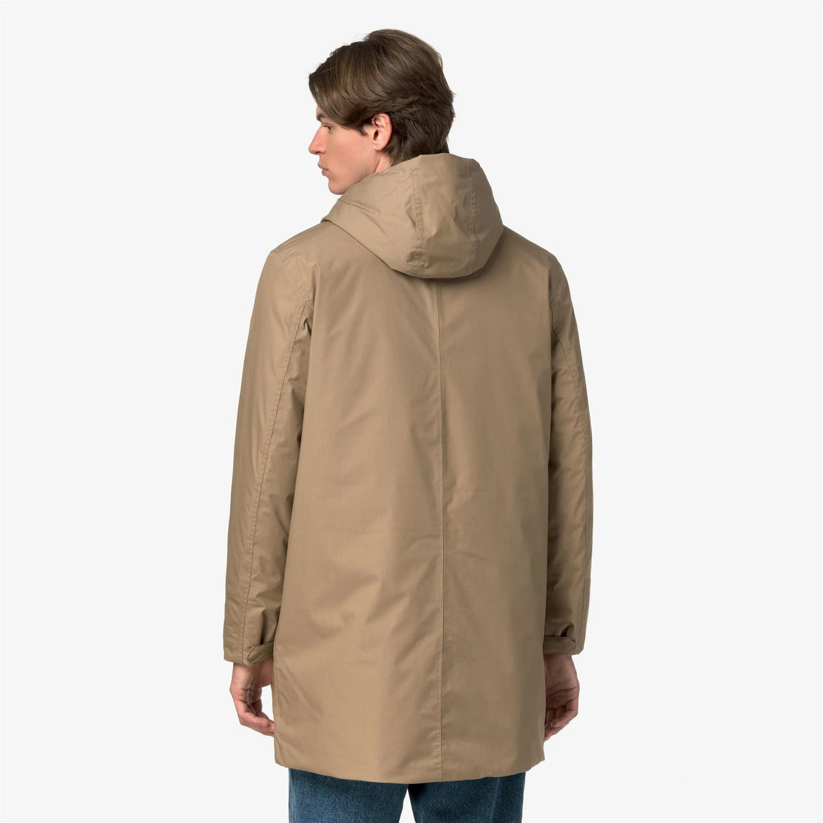 THOMAS WARM MICRO CANVAS - Jackets - Long - Man - Beige Khaki | BoUvy