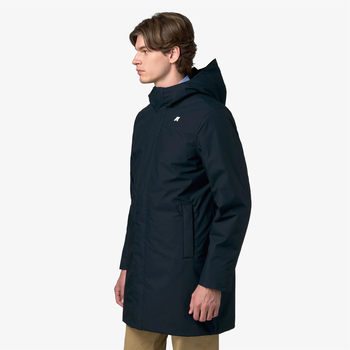 THOMAS WARM MICRO CANVAS - Jackets - Long - Man - Blue Depth | BoUvy