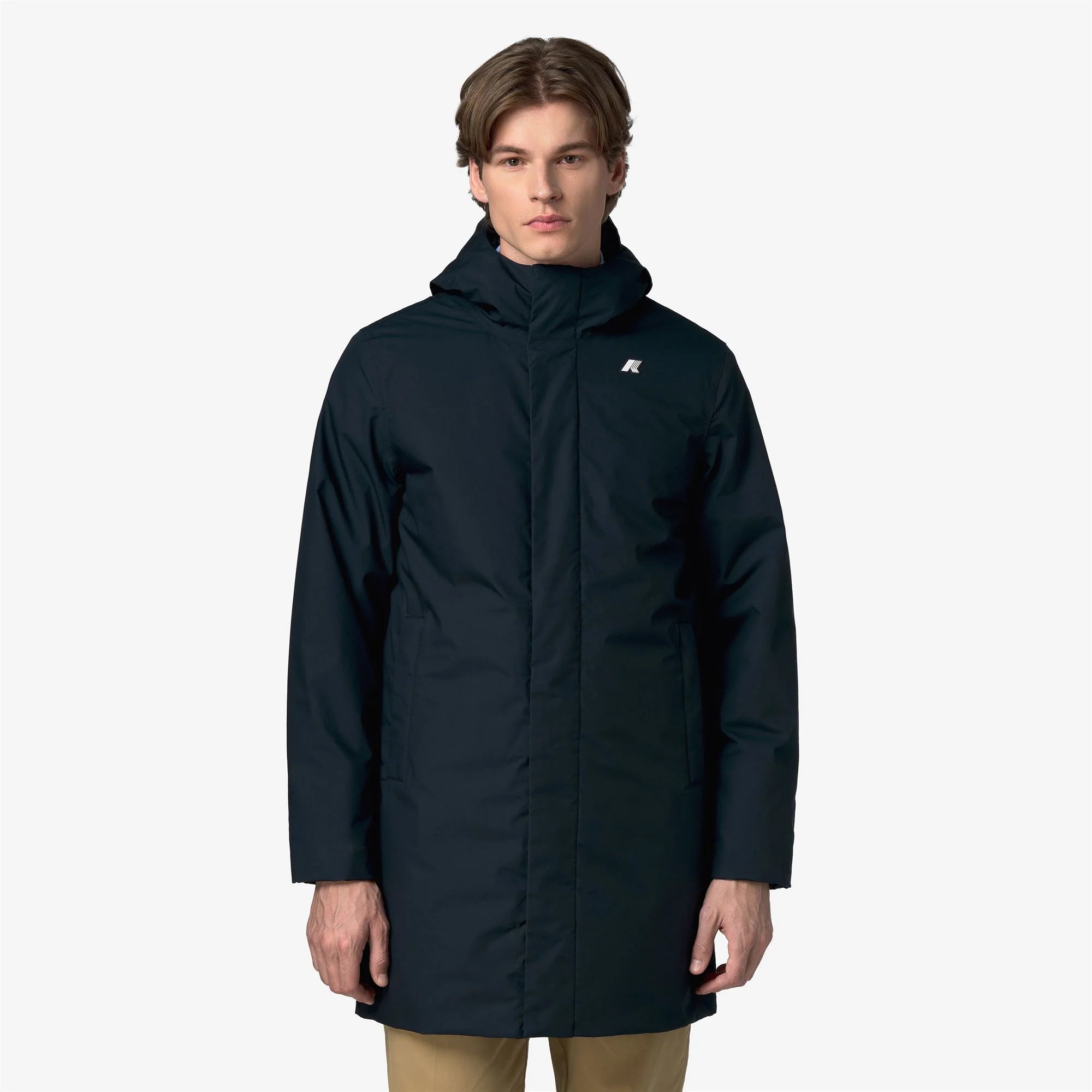 THOMAS WARM MICRO CANVAS - Jackets - Long - Man - Blue Depth | BoUvy