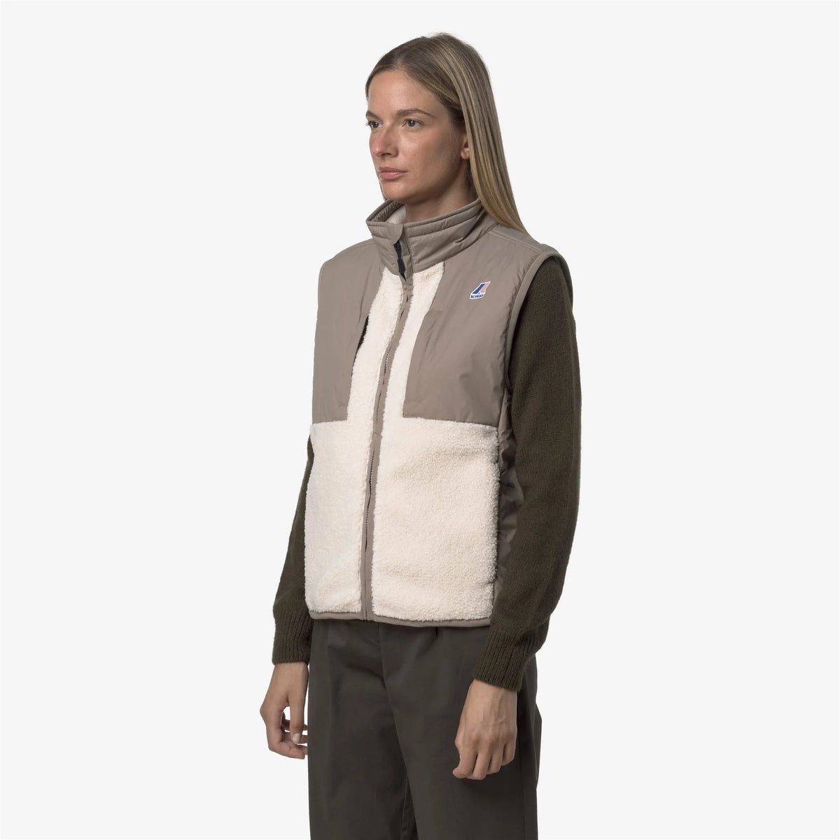 VITAL 4.0 ORSETTO - Fleece - Vest - Unisex - Beige Taupe-Ivory | BoUvy