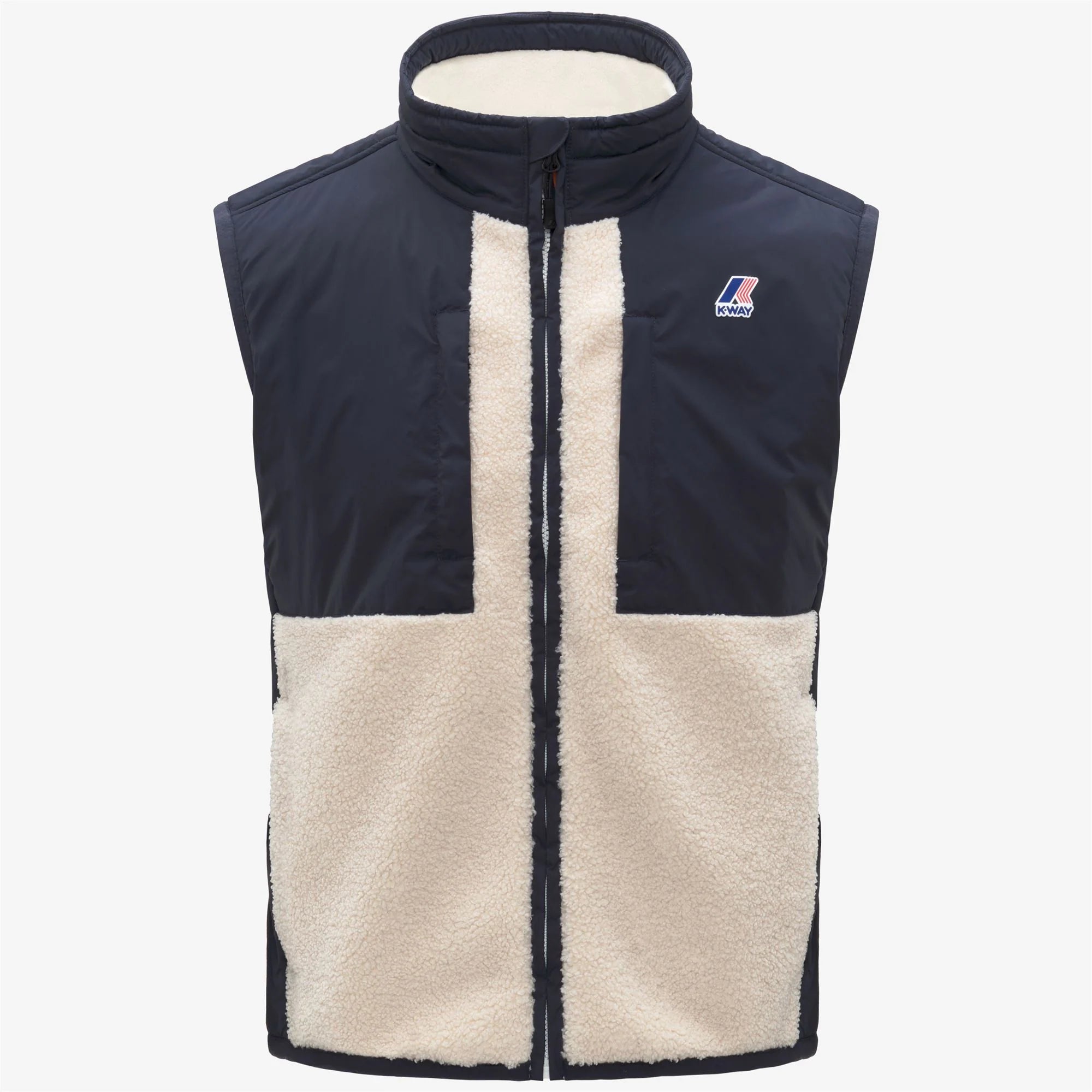 VITAL 4.0 ORSETTO - Fleece - Vest - Unisex - Blue Depth-Ivory | BoUvy