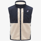 VITAL 4.0 ORSETTO - Fleece - Vest - Unisex - Blue Depth-Ivory | BoUvy