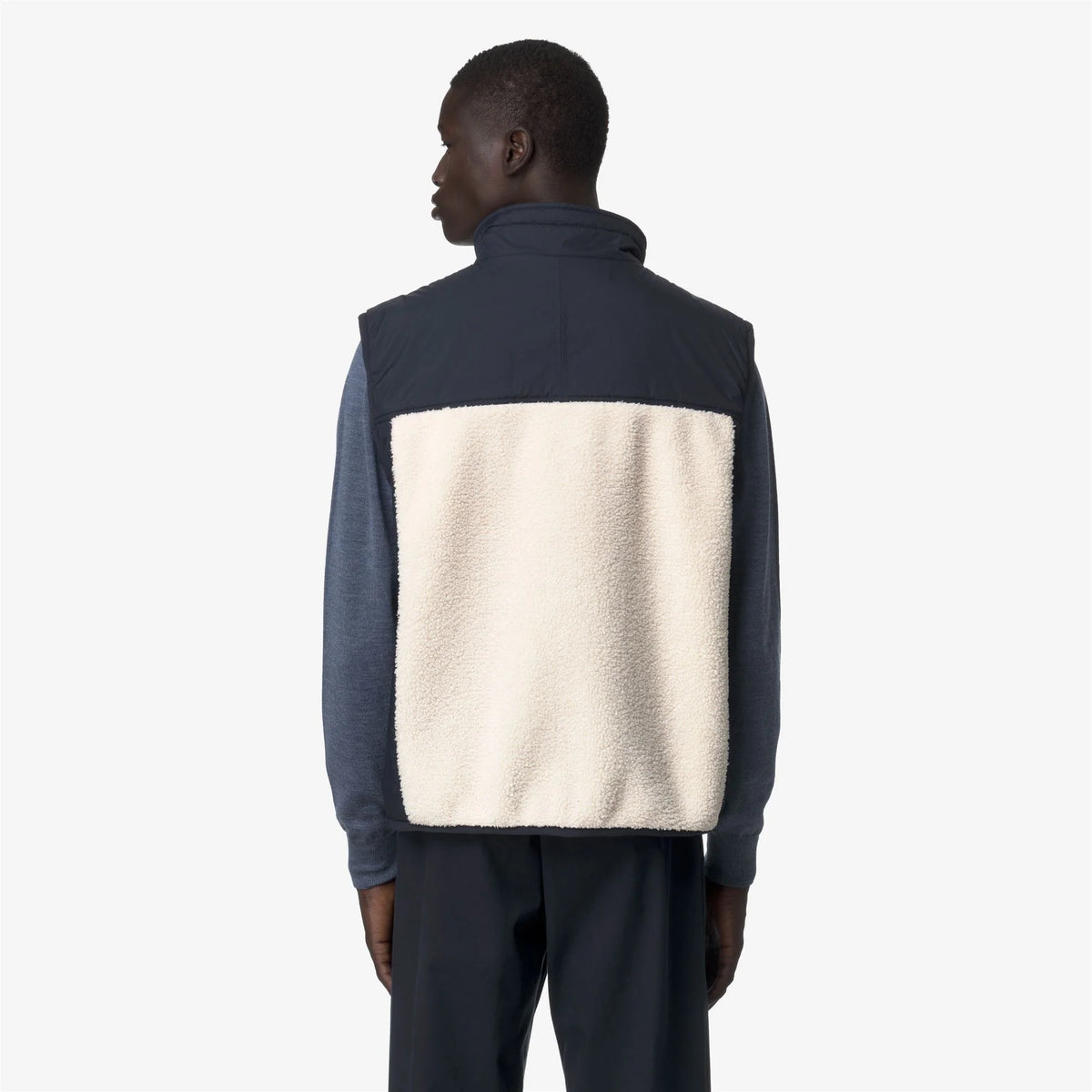 VITAL 4.0 ORSETTO - Fleece - Vest - Unisex - Blue Depth-Ivory | BoUvy