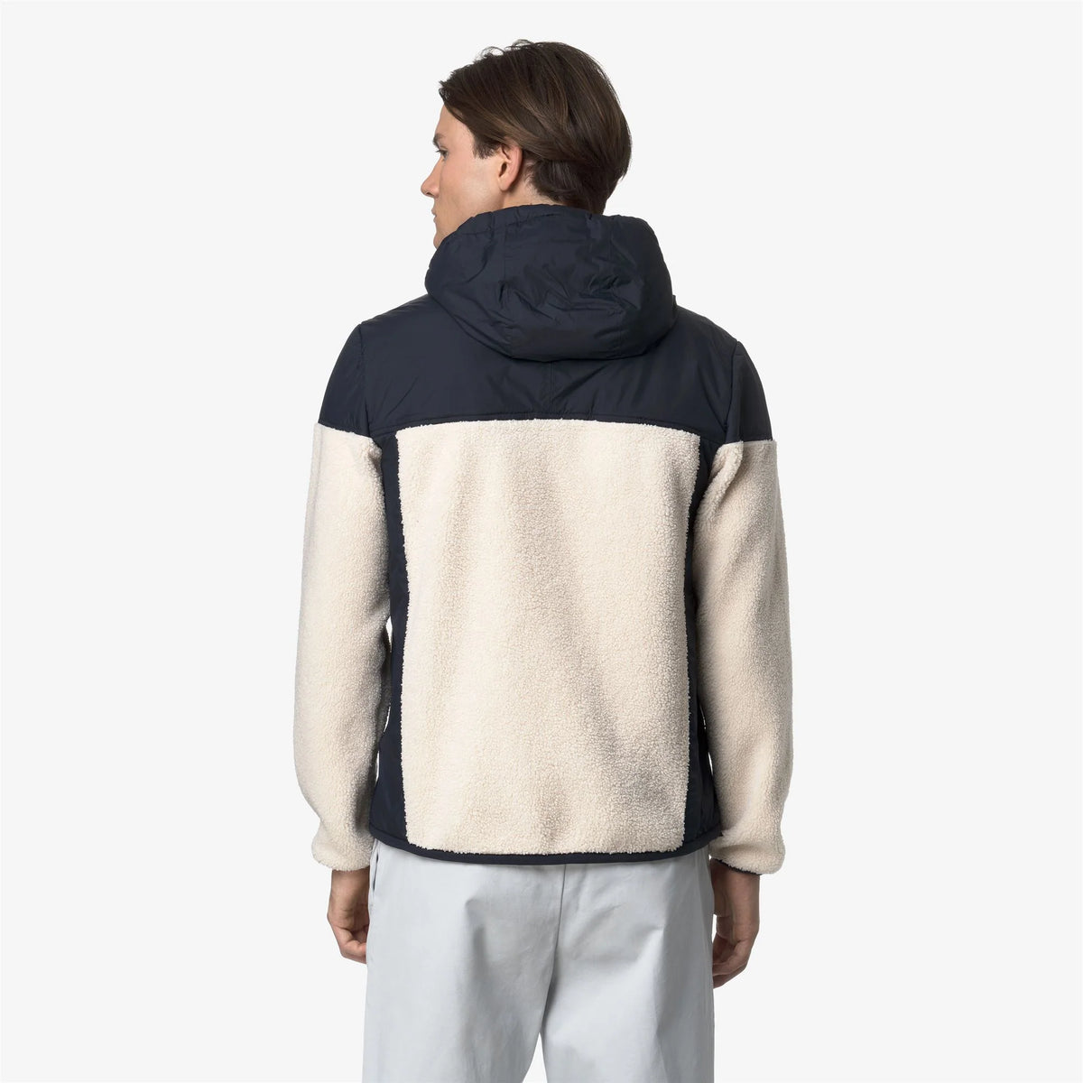 SAMSON 4.0 ORSETTO - Fleece - Hoodie Full Zip - Unisex - Blue Depth-Ivory | BoUvy