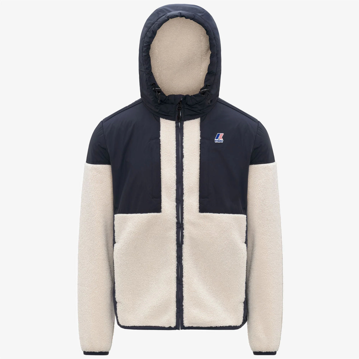 SAMSON 4.0 ORSETTO - Fleece - Hoodie Full Zip - Unisex - Blue Depth-Ivory | BoUvy