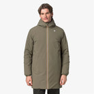 JACOB ST WARM DOUBLE - Jackets - 3/4 Length - Man - Green Army-Blue Depth | BoUvy