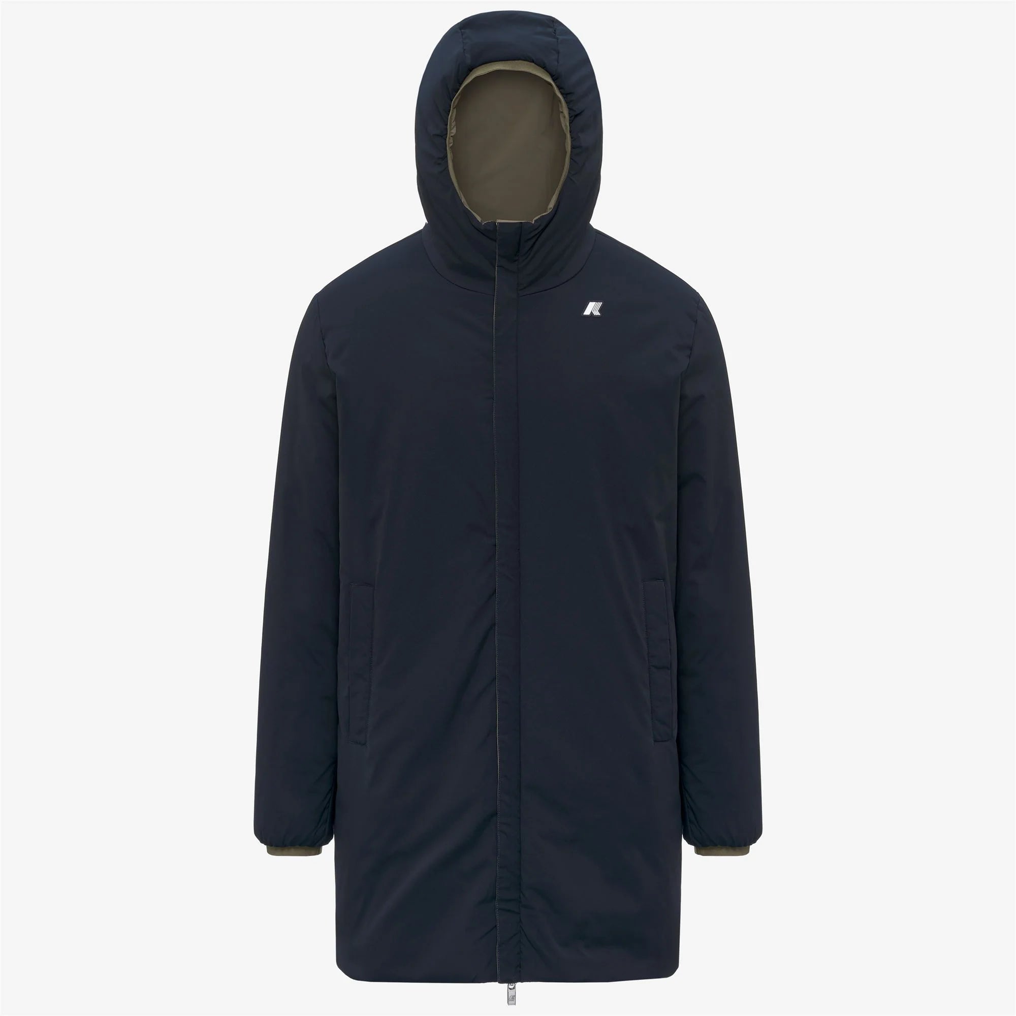 JACOB ST WARM DOUBLE - Jackets - 3/4 Length - Man - Green Army-Blue Depth | BoUvy