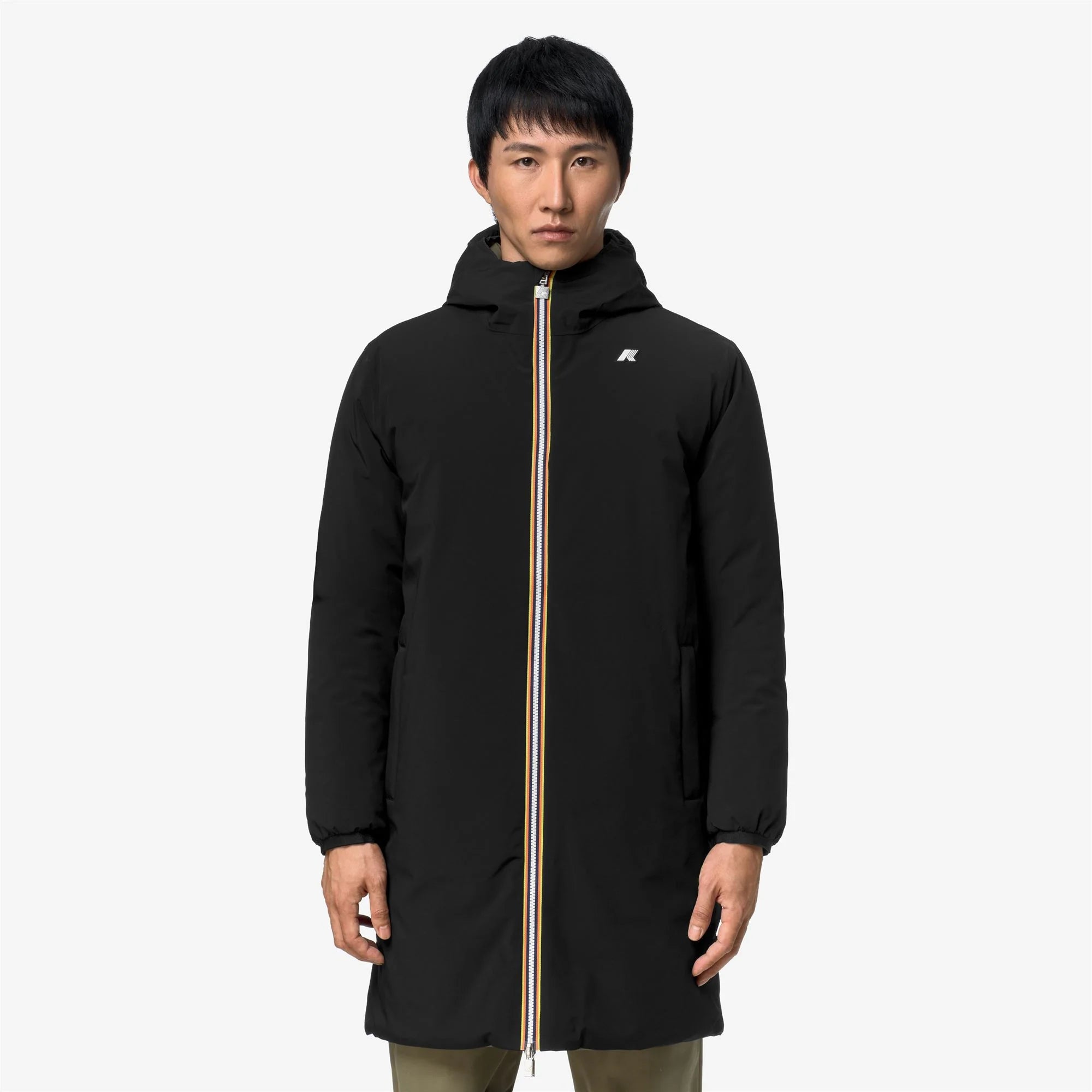 JACOB ST WARM DOUBLE - Jackets - 3/4 Length - Man - Black Pure-Green Army | BoUvy