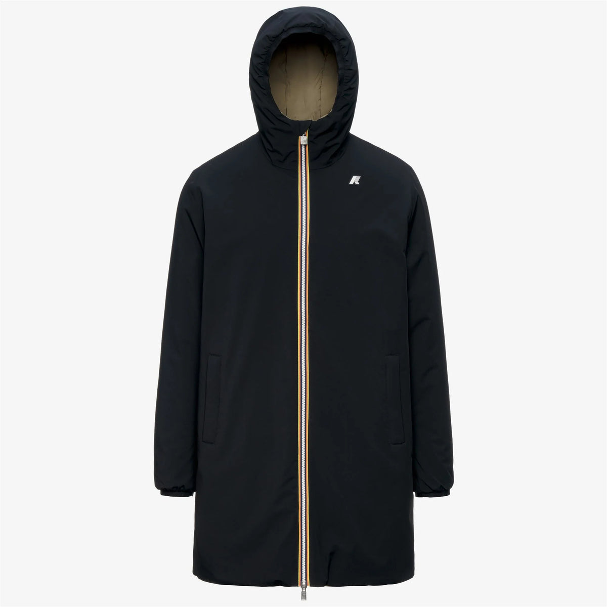 JACOB ST WARM DOUBLE - Jackets - 3/4 Length - Man - Black Pure-Green Army | BoUvy