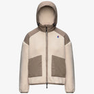 ANGELIQUE 4.0 ORSETTO - Fleece - Hoodie Full Zip - Woman - Beige Taupe-Ivory | BoUvy