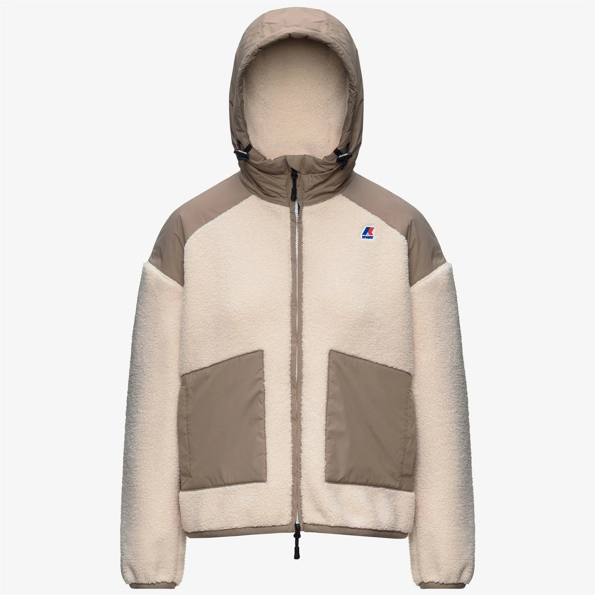 ANGELIQUE 4.0 ORSETTO - Fleece - Hoodie Full Zip - Woman - Beige Taupe-Ivory | BoUvy