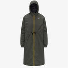 LE VRAI 4.0 DELIA WARM - Jackets - 3/4 Length - Woman - GREEN BLACKISH | BoUvy