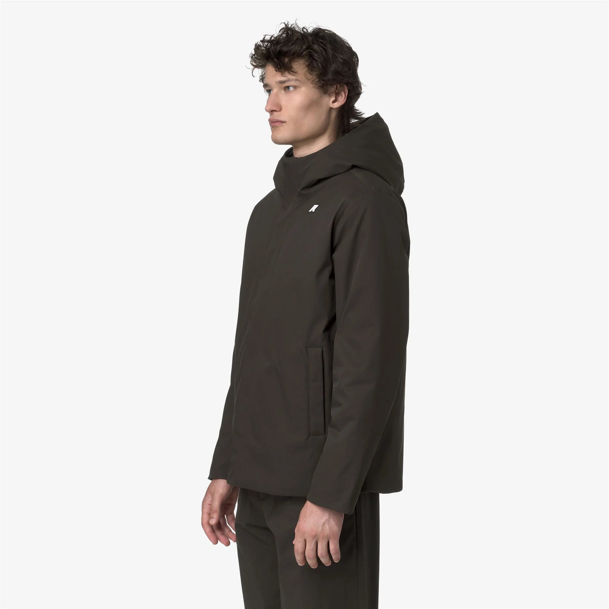 JACKO TWILL MARMOTTA - Jackets - Short - Man - Black Olive-Blue Airforce | BoUvy