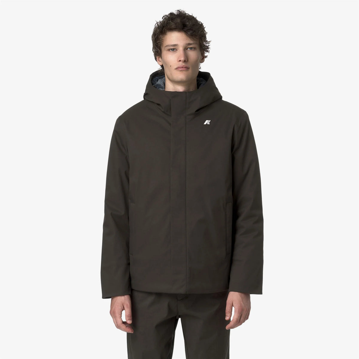 JACKO TWILL MARMOTTA - Jackets - Short - Man - Black Olive-Blue Airforce | BoUvy