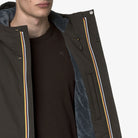 JARNO TWILL MARMOTTA - Jackets - Short - Man - Black Olive-Blue Airforce | BoUvy