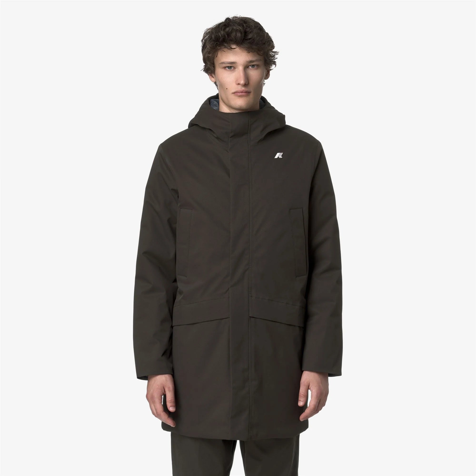 JARNO TWILL MARMOTTA - Jackets - Short - Man - Black Olive-Blue Airforce | BoUvy