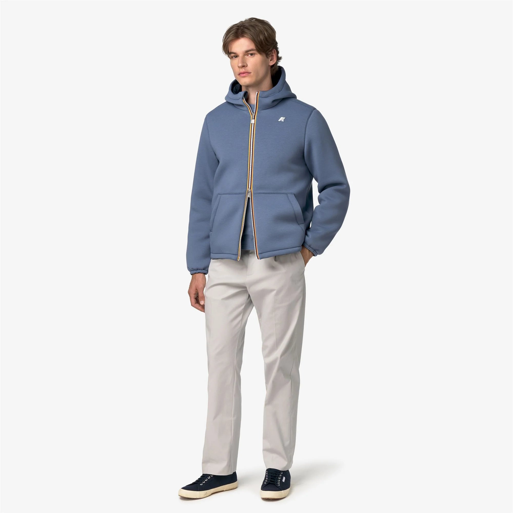 JACK SPACER NYLON DOUBLE - Jackets - Short - Man - Blue Wild-Blue Depth | BoUvy