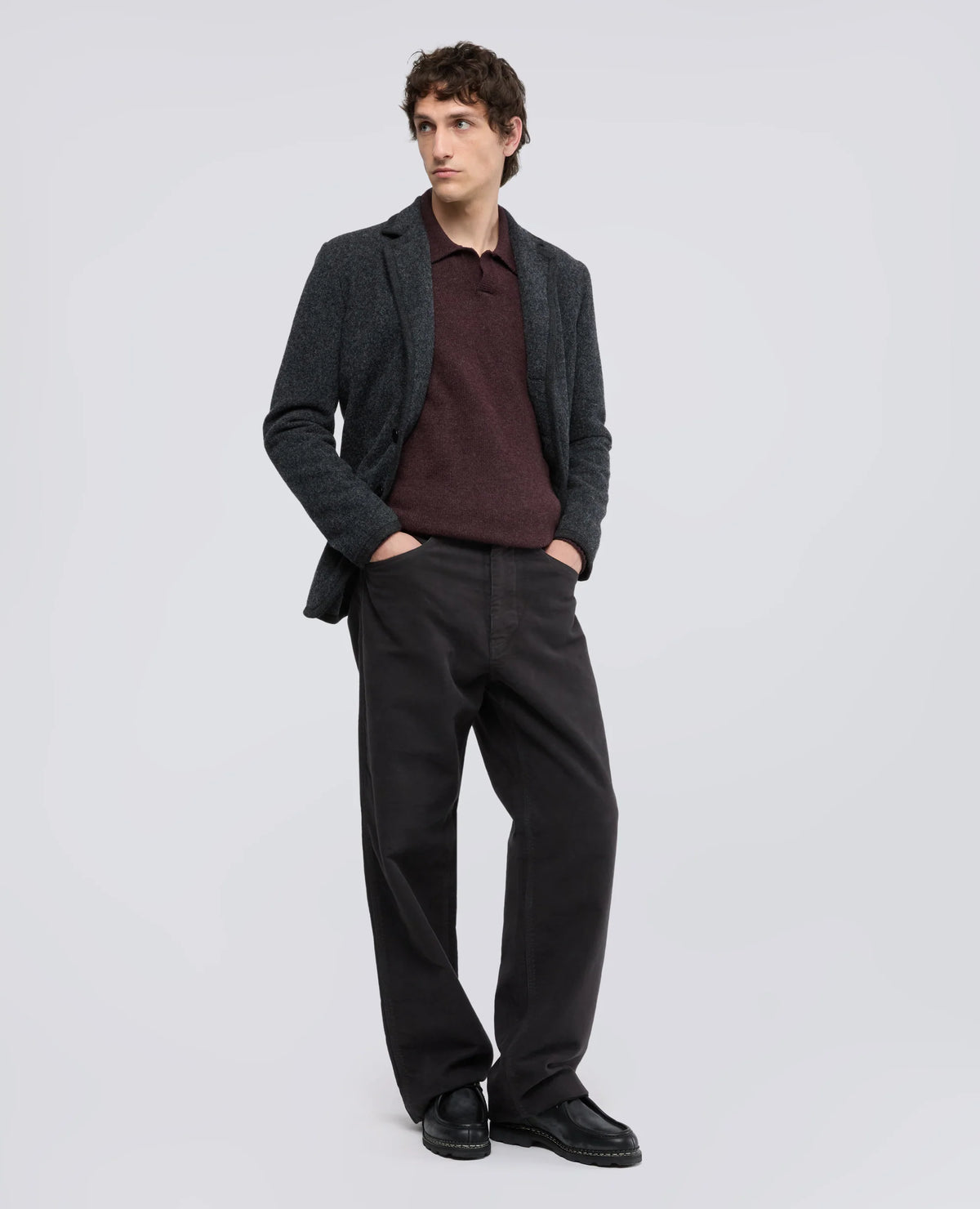 WOOL AND NYLON BLEND POLO - BARBERA | BoUvy