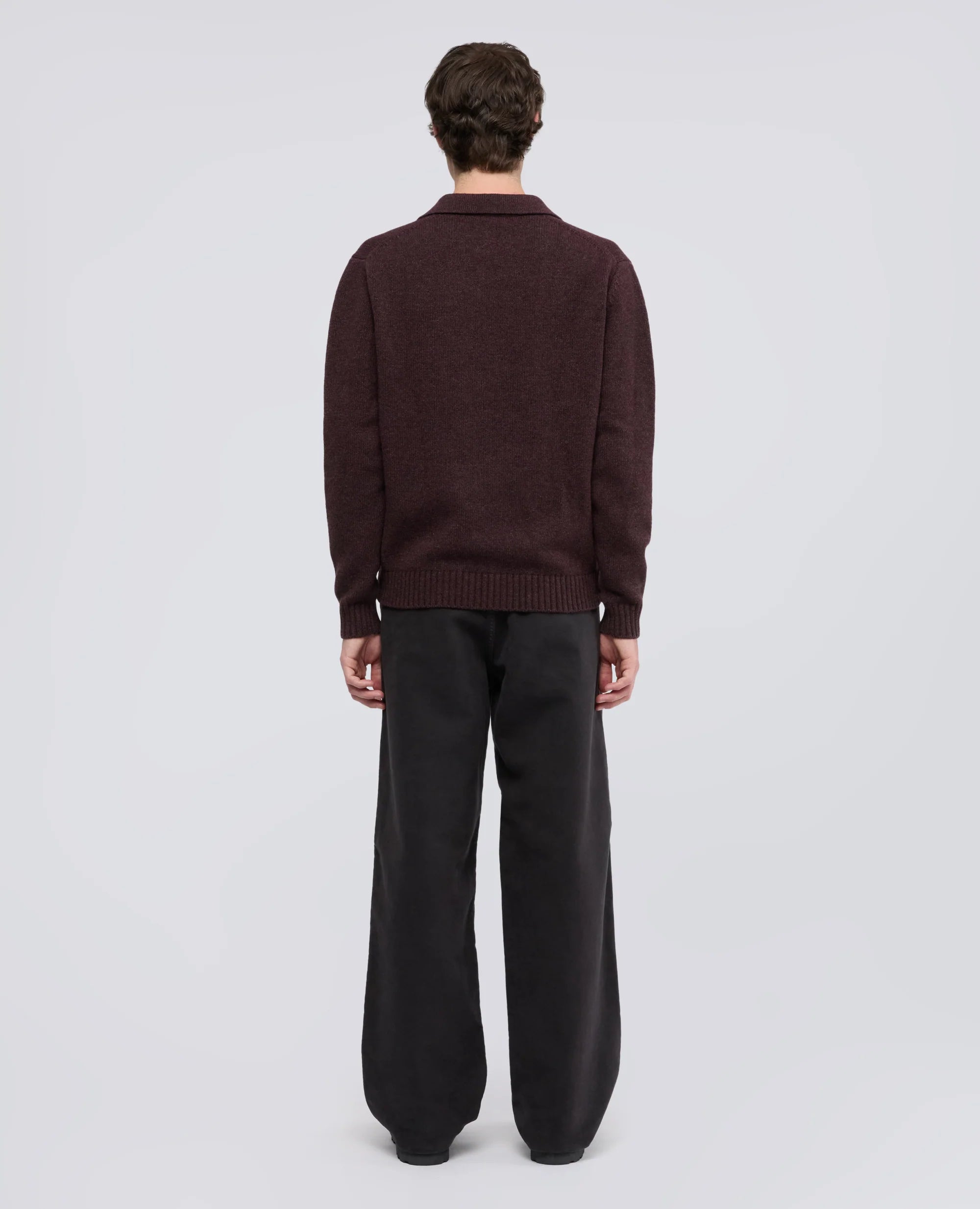 WOOL AND NYLON BLEND POLO - BARBERA | BoUvy