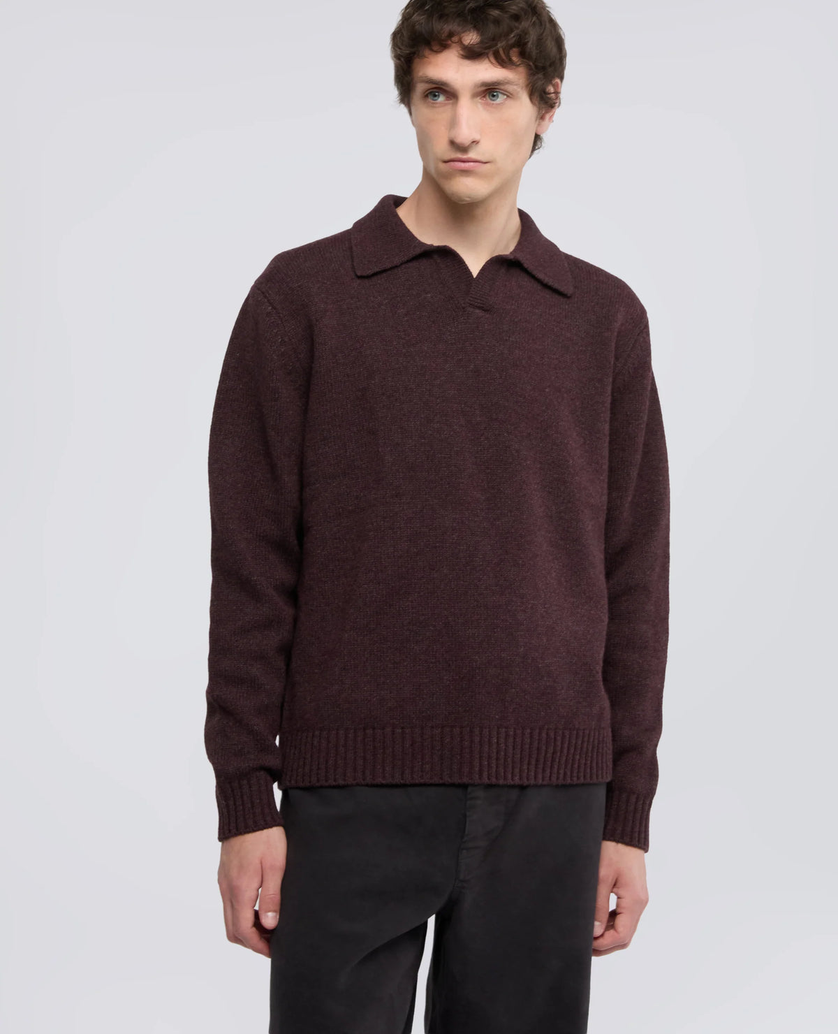WOOL AND NYLON BLEND POLO - BARBERA | BoUvy