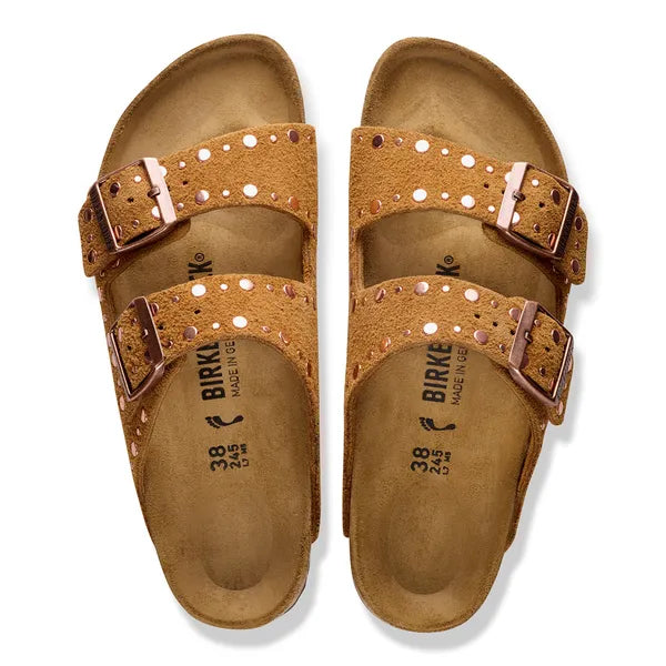 Arizona Rivets Suede Leather - BoUvy