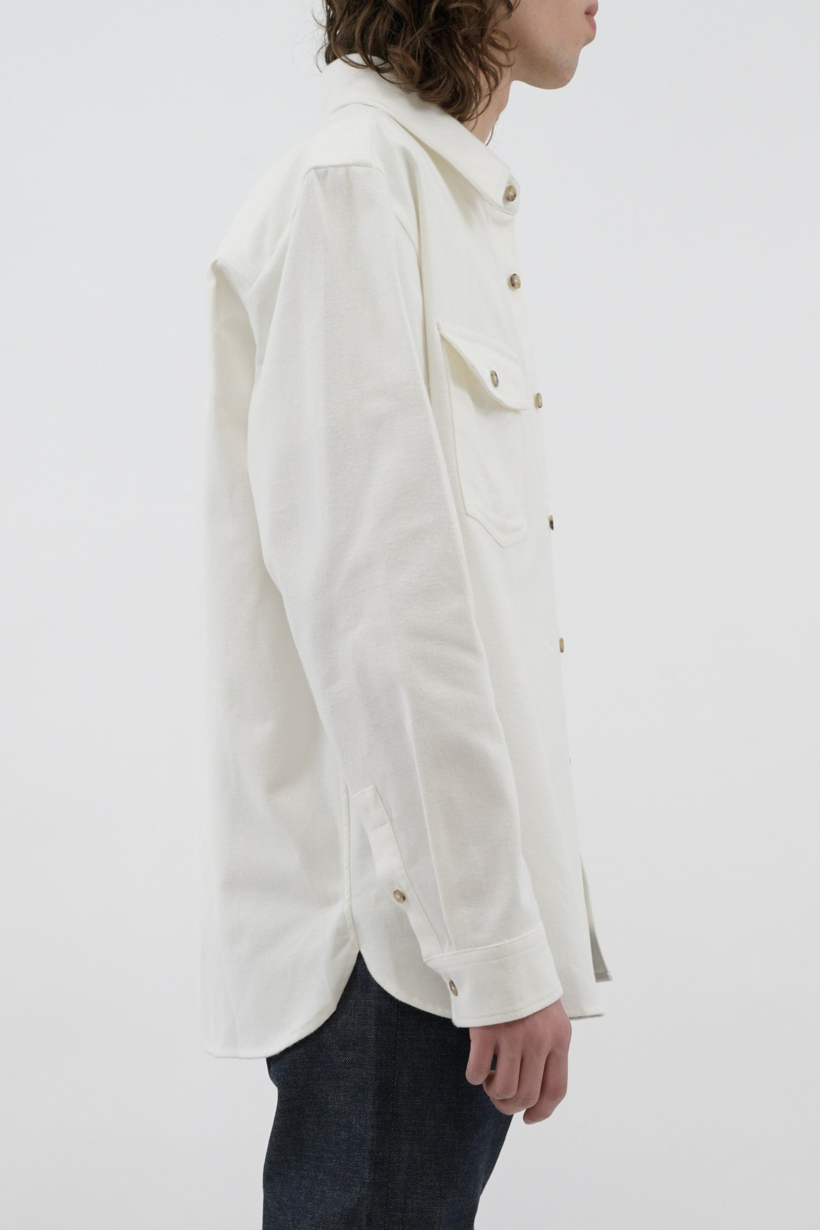 Solid-colour Cotton Overshirt - BoUvy