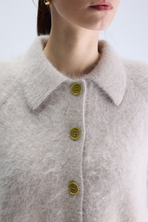 Datco angora-blend cardigan - BoUvy