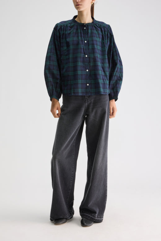 Cherry checked blouse - BoUvy