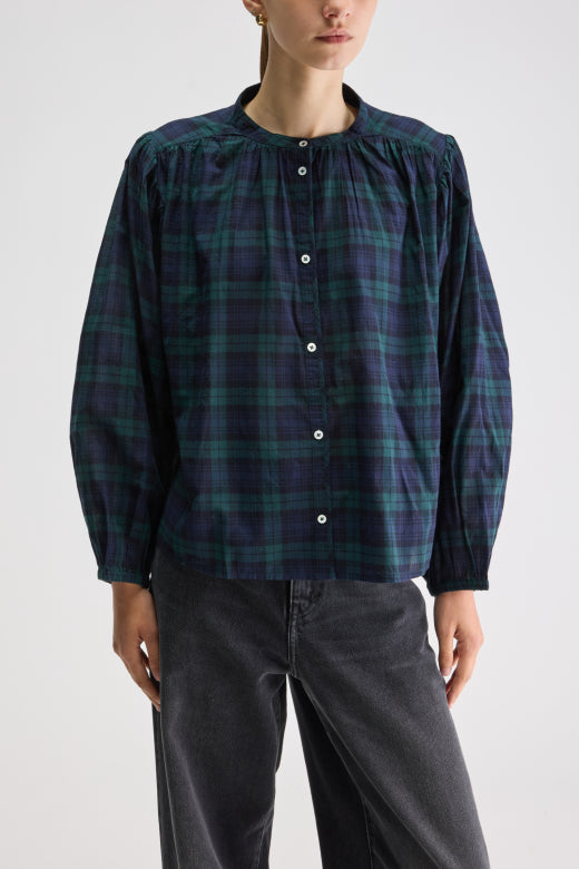 Cherry checked blouse - BoUvy