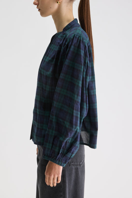 Cherry checked blouse - BoUvy