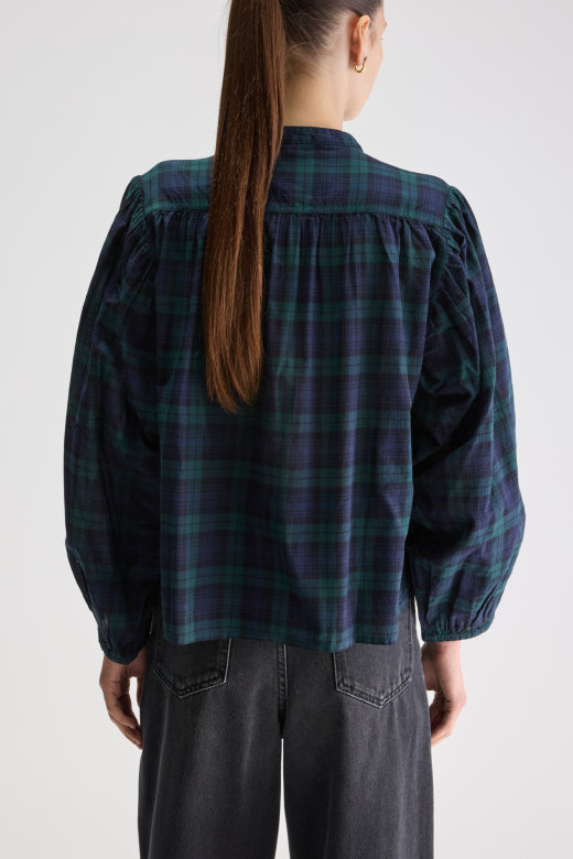 Cherry checked blouse - BoUvy