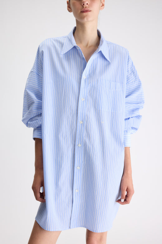 Jinner striped shirt dress - BoUvy