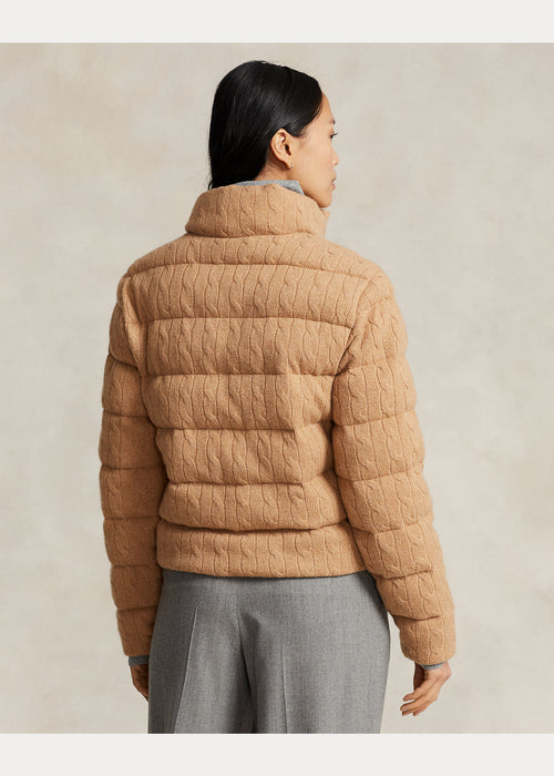 Cable-Quilted Wool-Cashmere Jacket