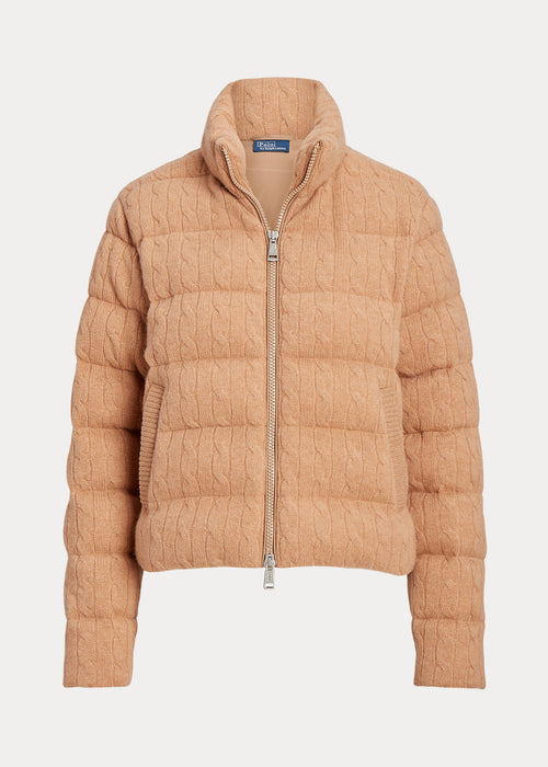 Cable-Quilted Wool-Cashmere Jacket
