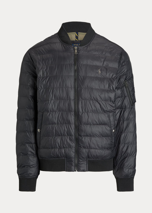 Packable Water-Repellent Bomber Jacket