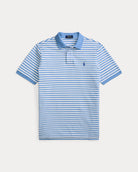 Striped Mesh Polo Shirt - BoUvy