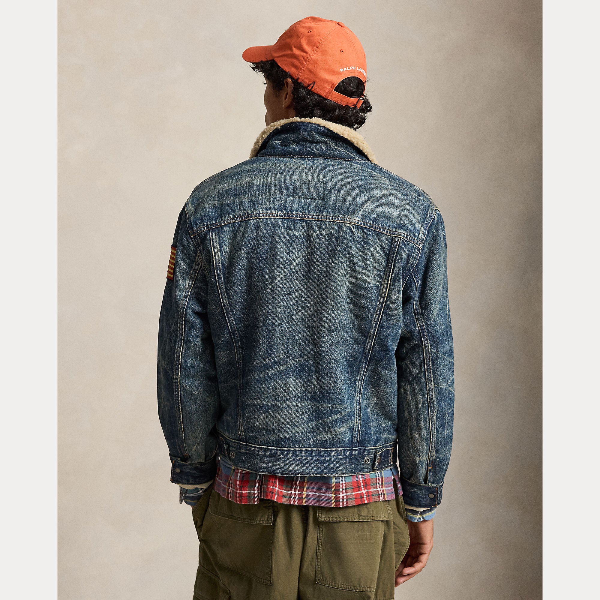 FLEECE-LINED DENIM TRUCKER JACKET | BoUvy