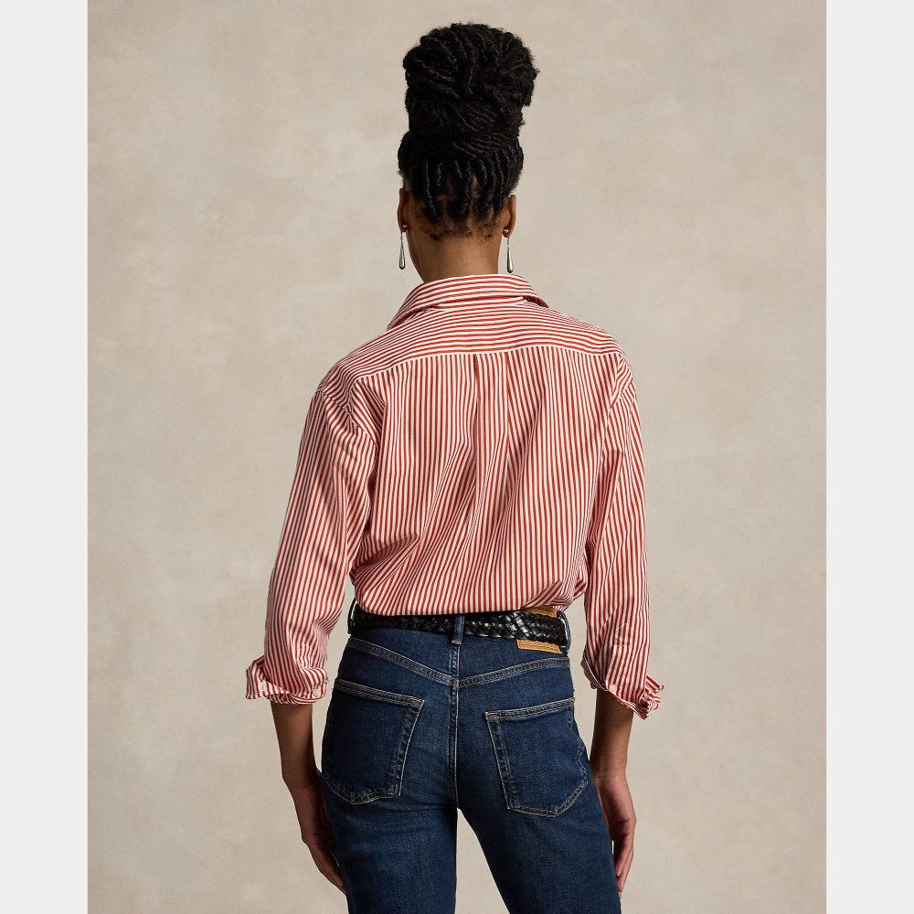 RELAXED FIT STRIPED COTTON SHIRT - BoUvy
