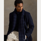 WINDOWPANE PLAID WOOL-BLEND SCARF | BoUvy
