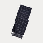 WINDOWPANE PLAID WOOL-BLEND SCARF | BoUvy
