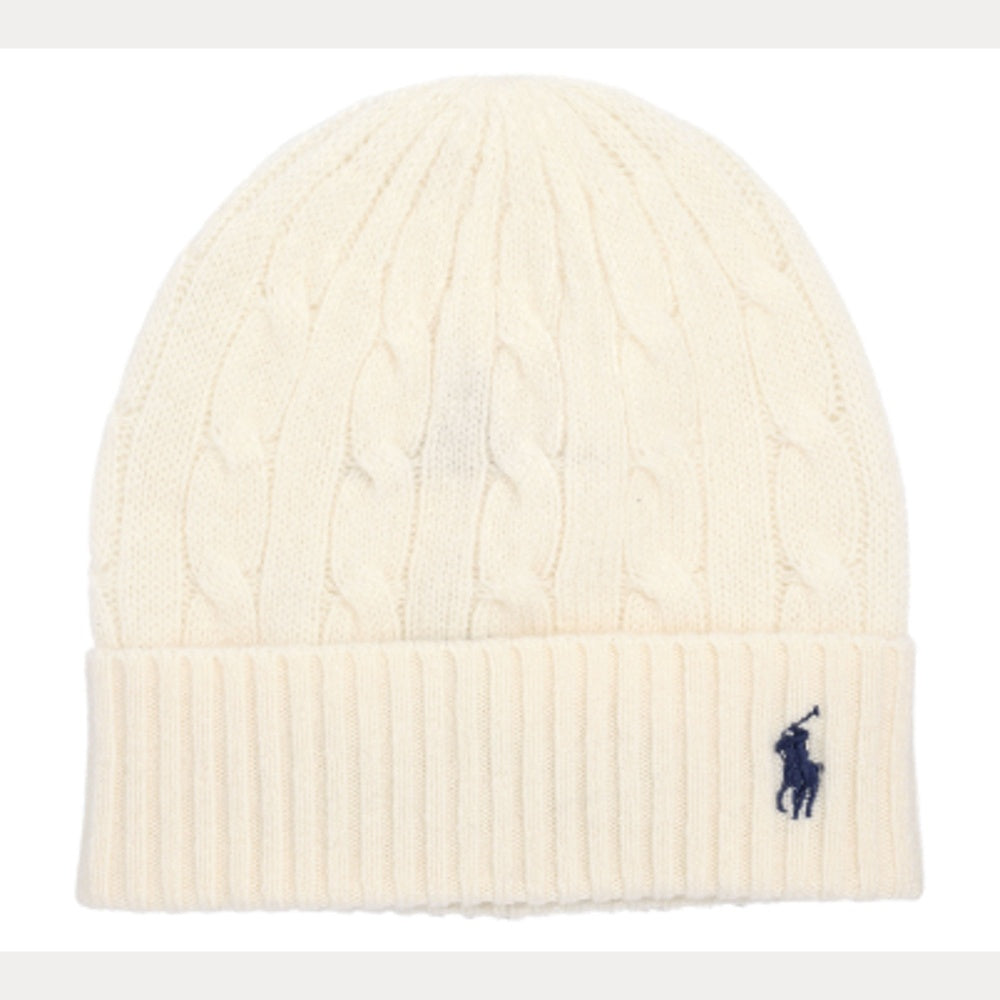 CABLE-KNIT WOOL-CASHMERE BEANIE - BoUvy