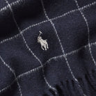WINDOWPANE PLAID WOOL-BLEND SCARF | BoUvy